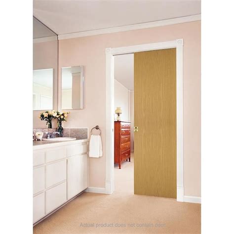 Pocket door frame includes the track, installation hardware and instructions. . Door frames at lowes